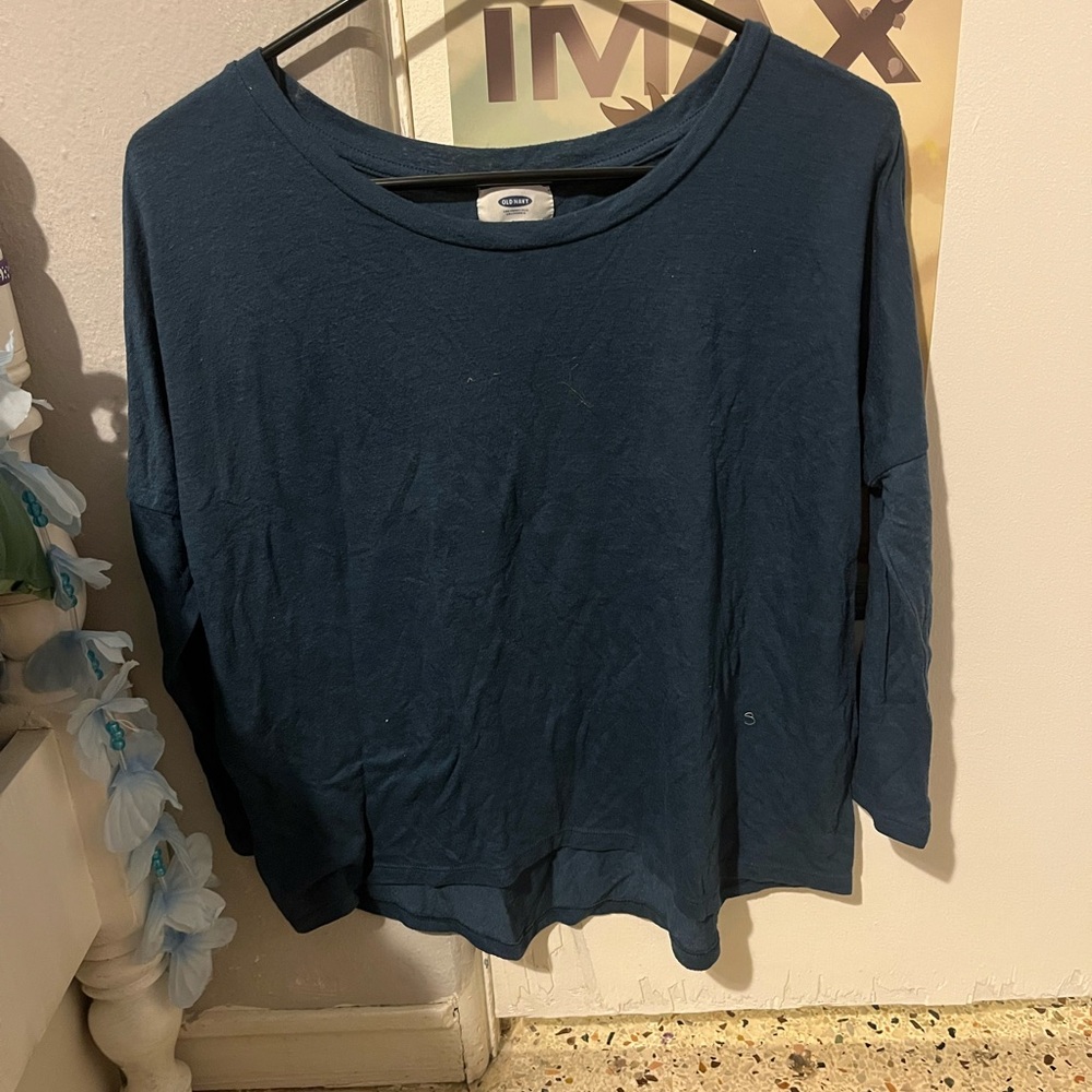 Old Navy Dark Blue Long Sleeve Top
